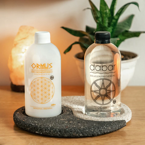 Kit Ormus Oro Monoatomico 500 Ml + Solución Frecuencial 500 Ml