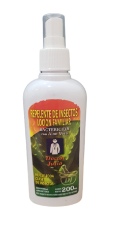 Repelente de Insectos Bactericida con Aloe 200 ml