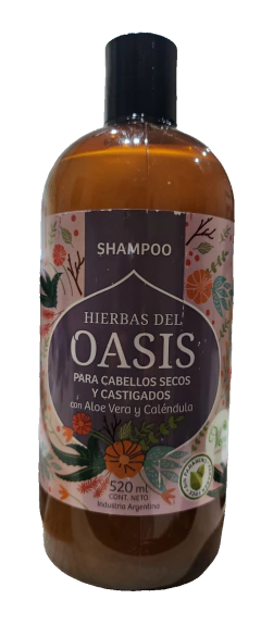 Shampoo Oasis Cabellos Secos envase x 500 ml - La Boutique Saludable