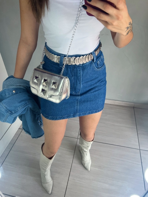 Saia jeans raika