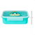 Pote LunchBox hermético com divisórias Buba Zoo colorido - loja online