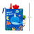 Livrinho De Atividades Fundo do Mar Sensorial Infantil Buba - Com Amor de Mãe