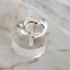 Anillo Corazón en Plata en internet