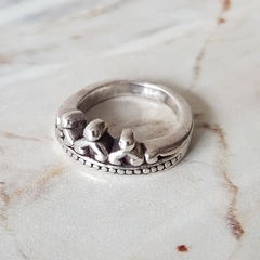Anillo Corona en Plata Inflada - comprar online