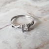 Anillo con Cúbic en Acero