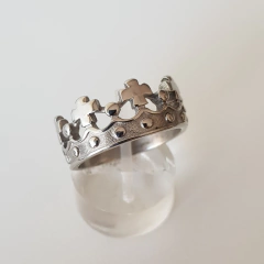 Anillo Corona en Acero en internet