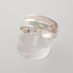 Anillo en Plata Nacarado blanco - comprar online