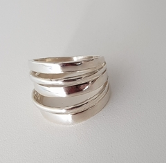 Anillo 5 tiras en Plata - comprar online