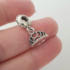 Dije colgante Corona en Plata - comprar online