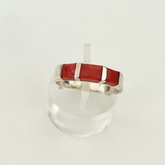 Anillo en Plata con Piedra Coralina en internet