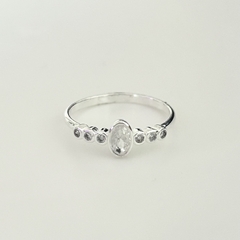 Anillo en Plata con Cubic