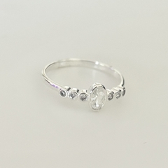Anillo en Plata con Cubic - comprar online