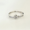 Anillo Corazón en Plata con Cubic