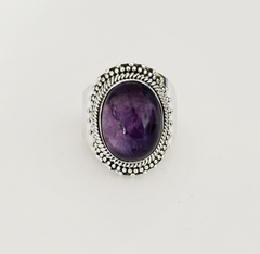 Anillo en Plata con Piedra Amatista en internet