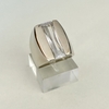 Anillo en Plata con Cubic blanco