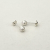 Abridores bolitas satinadas en Plata pequeñas