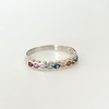 Medio sinfín en Plata con Cubic colores