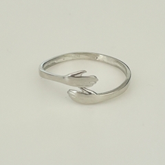 Anillo abrazo en Plata