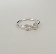 Anillo Infinito en Plata con Cubic - comprar online