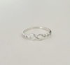 Anillo Infinito en Plata con cubic