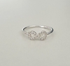 Anillo Infinito en Plata con Cubic