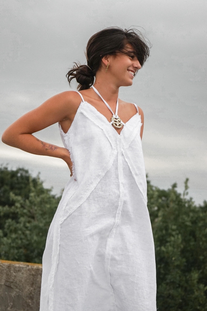 Vestido Uno Off White thumbnail 3