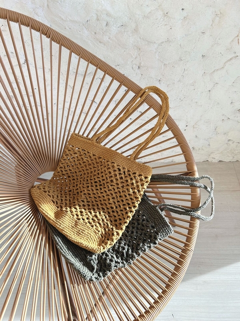 bolsa crochê