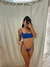 calcinha cortininha azul bic - loja online