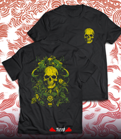 REMERA Skull Green