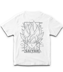 Preventa Remera Oversize Goku Saiyajin