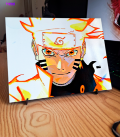 Porta Retrato de Madera Sublimado - 20x25 cm - Naruto 01 - comprar online