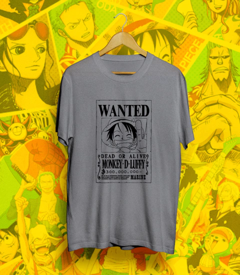 REMERA WANTED LUFFY - comprar online