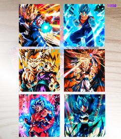 Set de 6 Posavasos de Madera Sublimados - 10x10 cm Dragon Ball Z en internet