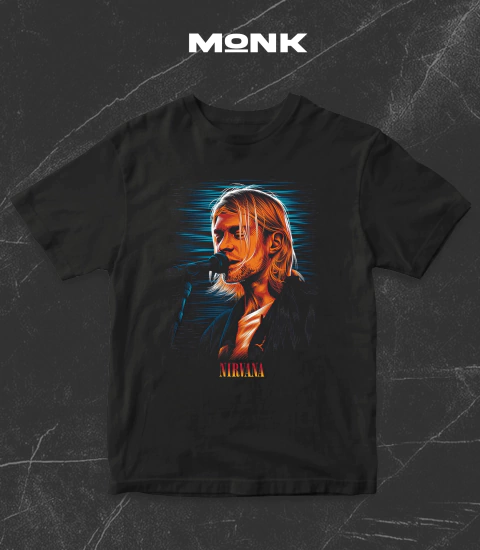 Remera MONK® - Nirvana - Kurt Cobain - comprar online