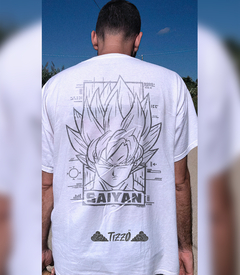 Preventa Remera Oversize Goku Saiyajin on internet