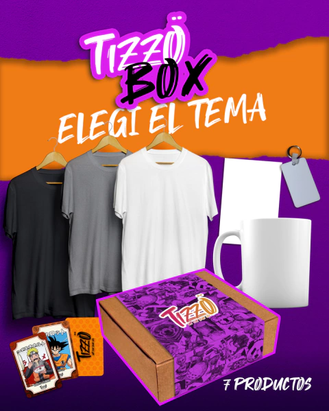 Tizzo Box Personalizado-Anime - comprar online