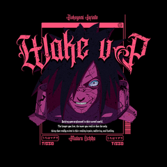 Remera Wake Up Uchiha on internet