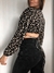 Cropped Transpassado Floral - comprar online