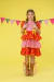 Vestido Tipico Maria Joaquina Vermelho
