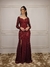 Vestido Milena Paetê Marsala