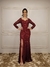 Imagem do Vestido Milena Paetê Marsala