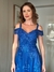 Vestido De Festa Angelica Azul Royal / Azul Bic - comprar online