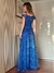 Vestido De Festa Angelica Azul Royal / Azul Bic - loja online