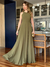 Vestido De Festa Diana Verde Oliva 3 - comprar online