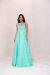 Vestido De Festa Mylla Verde Tiffany de Um ombro Só - Elegante para Madrinhas de Casamento e Eventos Formais Sofisticados. - comprar online