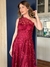 Vestido de Festa Agata Marsala/ Vinho - comprar online