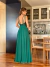 Vestido de Festa Alexandra Paetê Verde Esmeralda - Lovissa Moda Festa