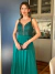 Vestido de Festa Alexandra Paetê Verde Esmeralda - comprar online