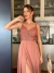 Vestido de Festa Alexandra Paetê Rosê - loja online