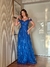 Vestido De Festa Angelica Azul Royal / Azul Bic - loja online